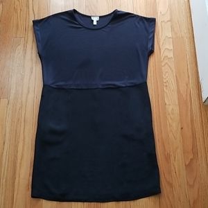 Drop Shoulder with Contrast Blocked Boutique Dress